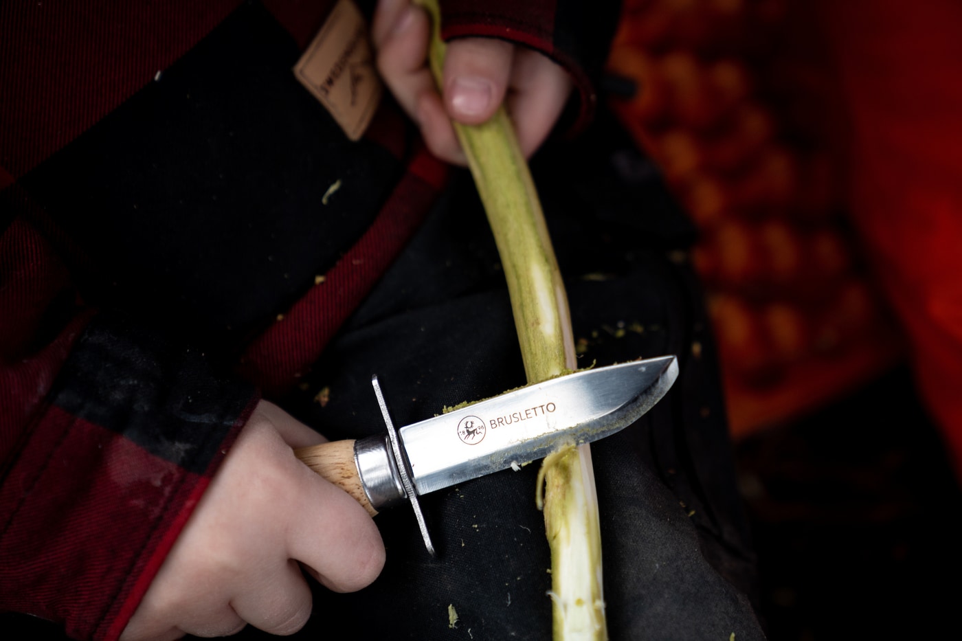 Barnekniv med butt tupp