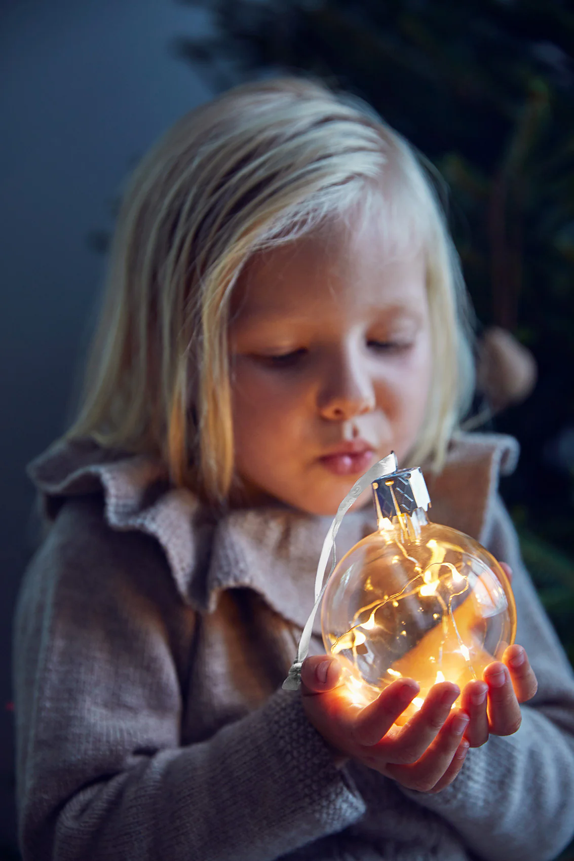 Julekule snøfall 2025