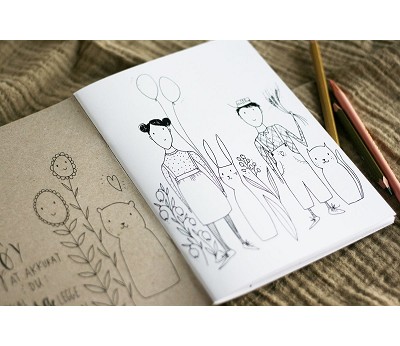 En liten fargeleggingsbok (A5)