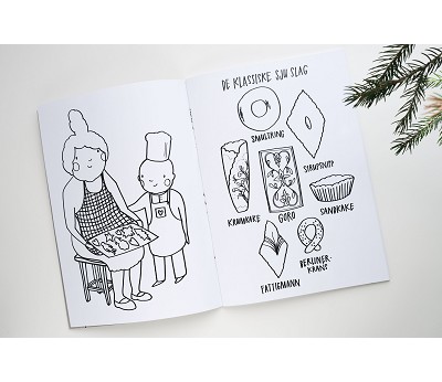 Aktivitetshefte: Fargelegg julen