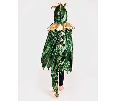 DRAGON GLITTER GOLD W. WINGS 104-128 CL 3-8 YEARS