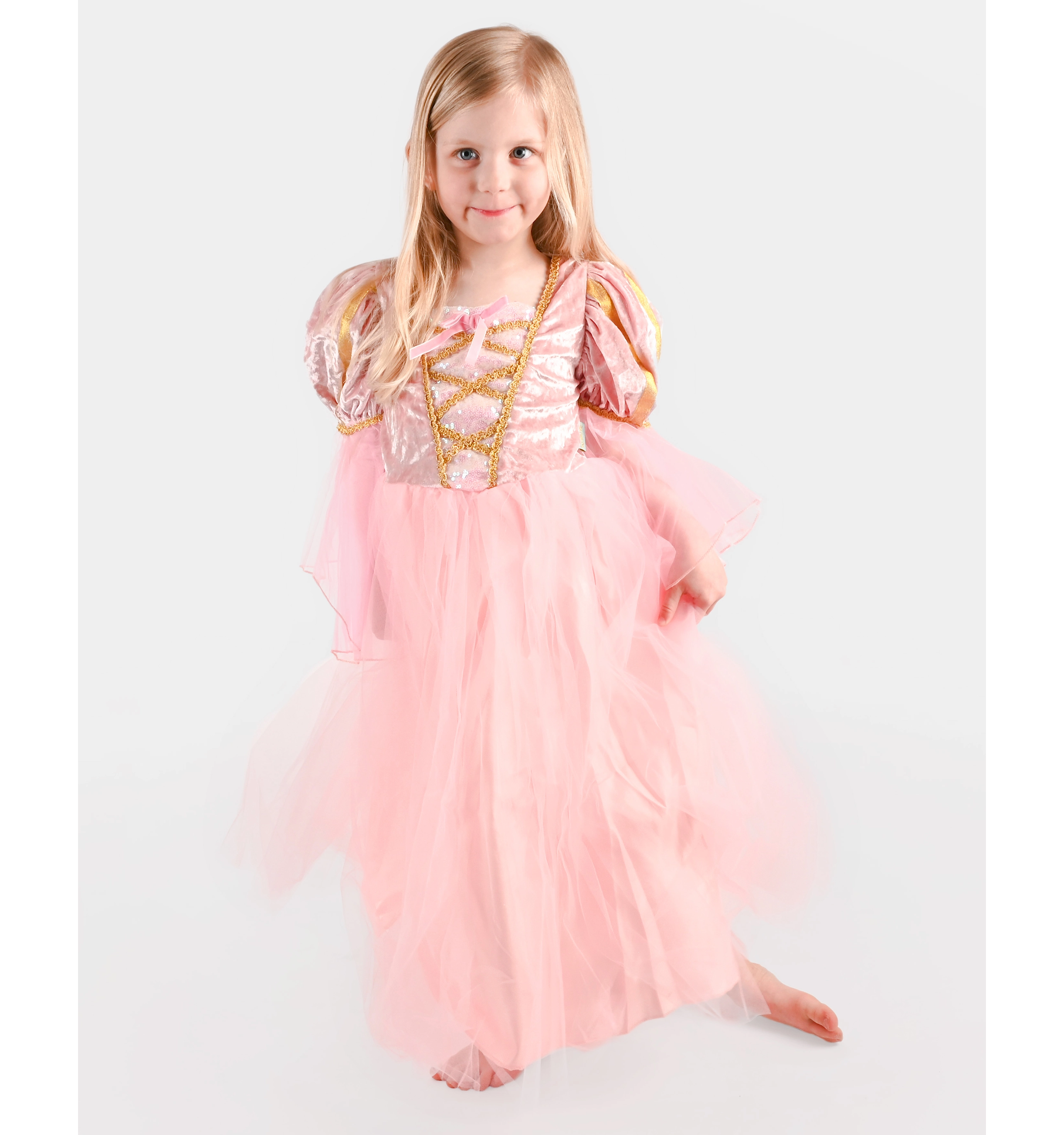 DRESS PRINCESS PINK 122-128