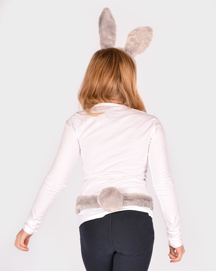BUNNY EARS AND TAIL one size