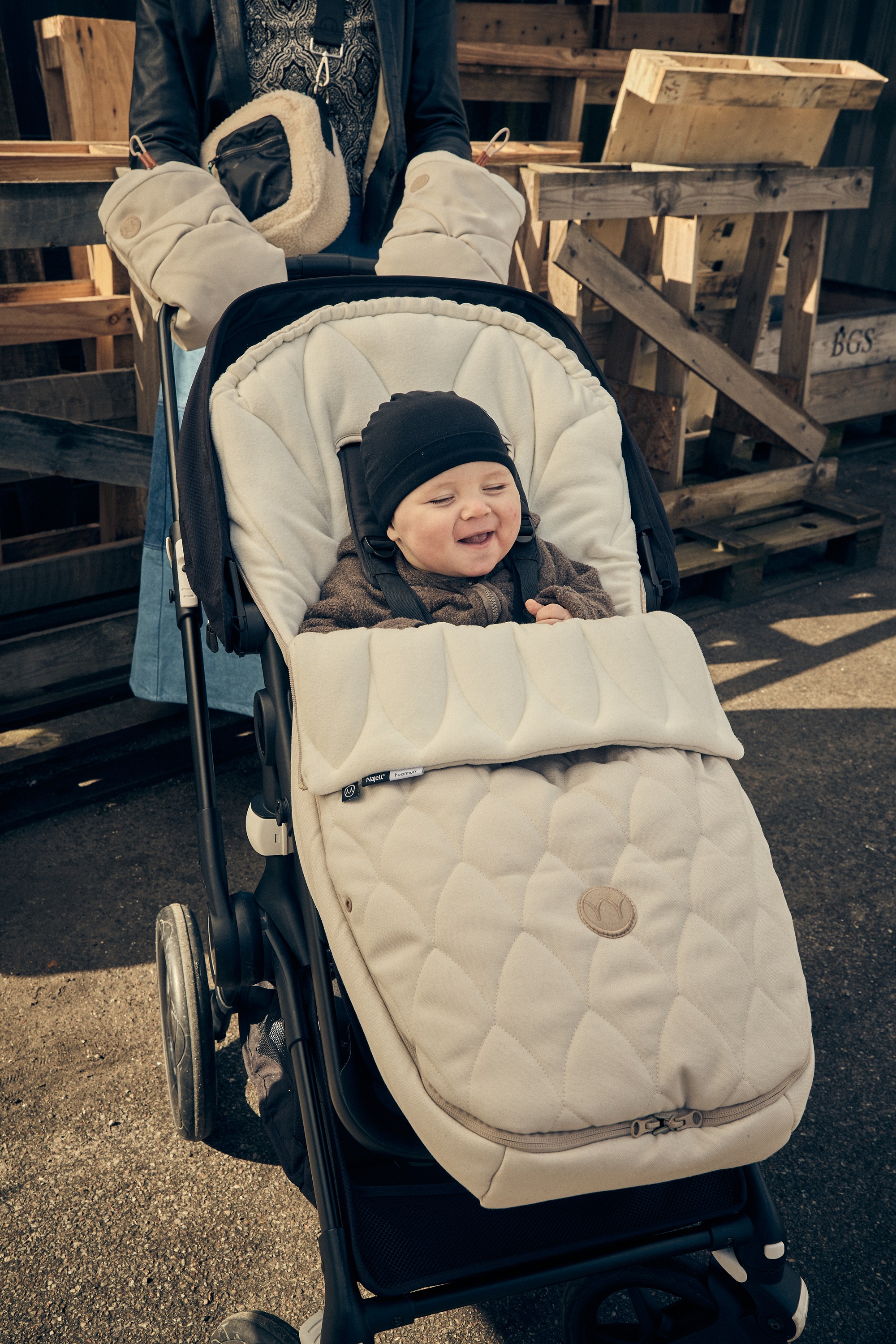 Najell Footmuff Oat Beige