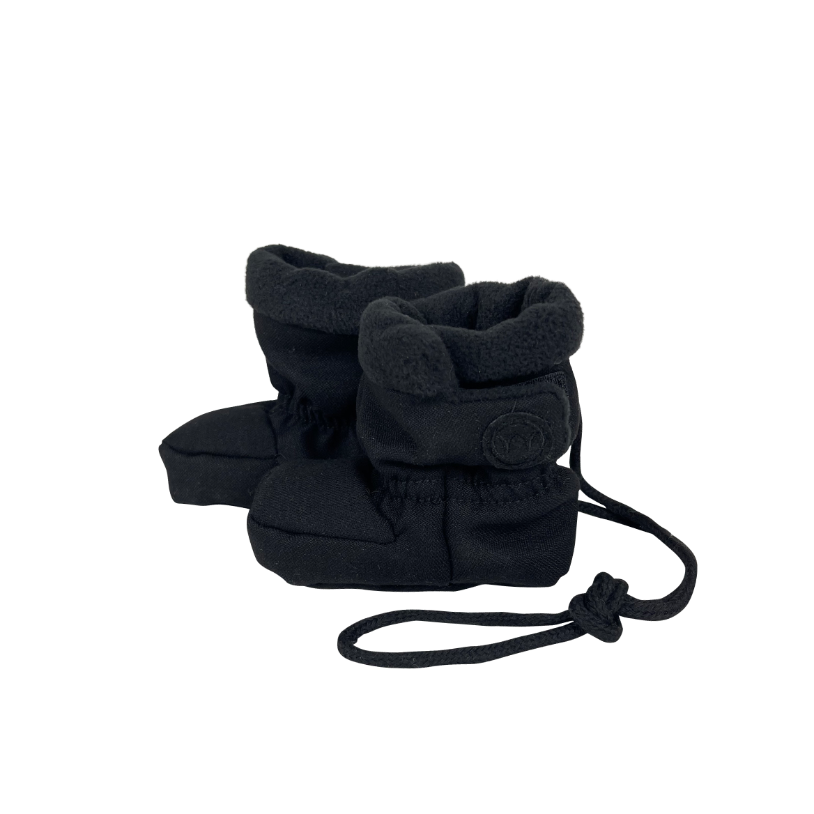 Najell Baby Booties - Matte Black/6-12 months