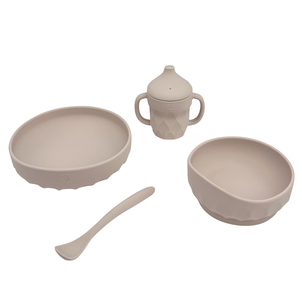Barneservice i silikon - Dune Beige