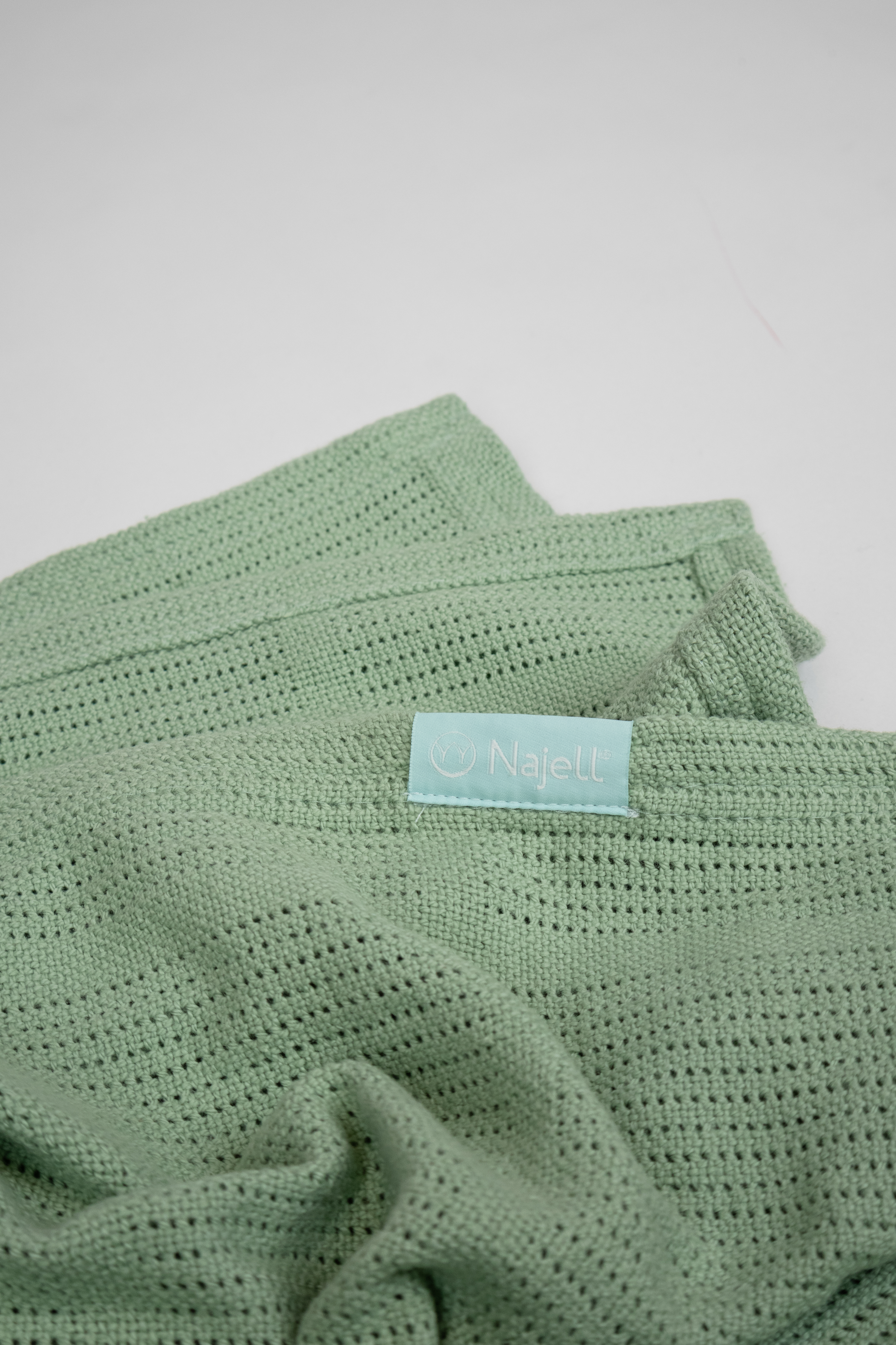 Cellular Blanket - Agave Green