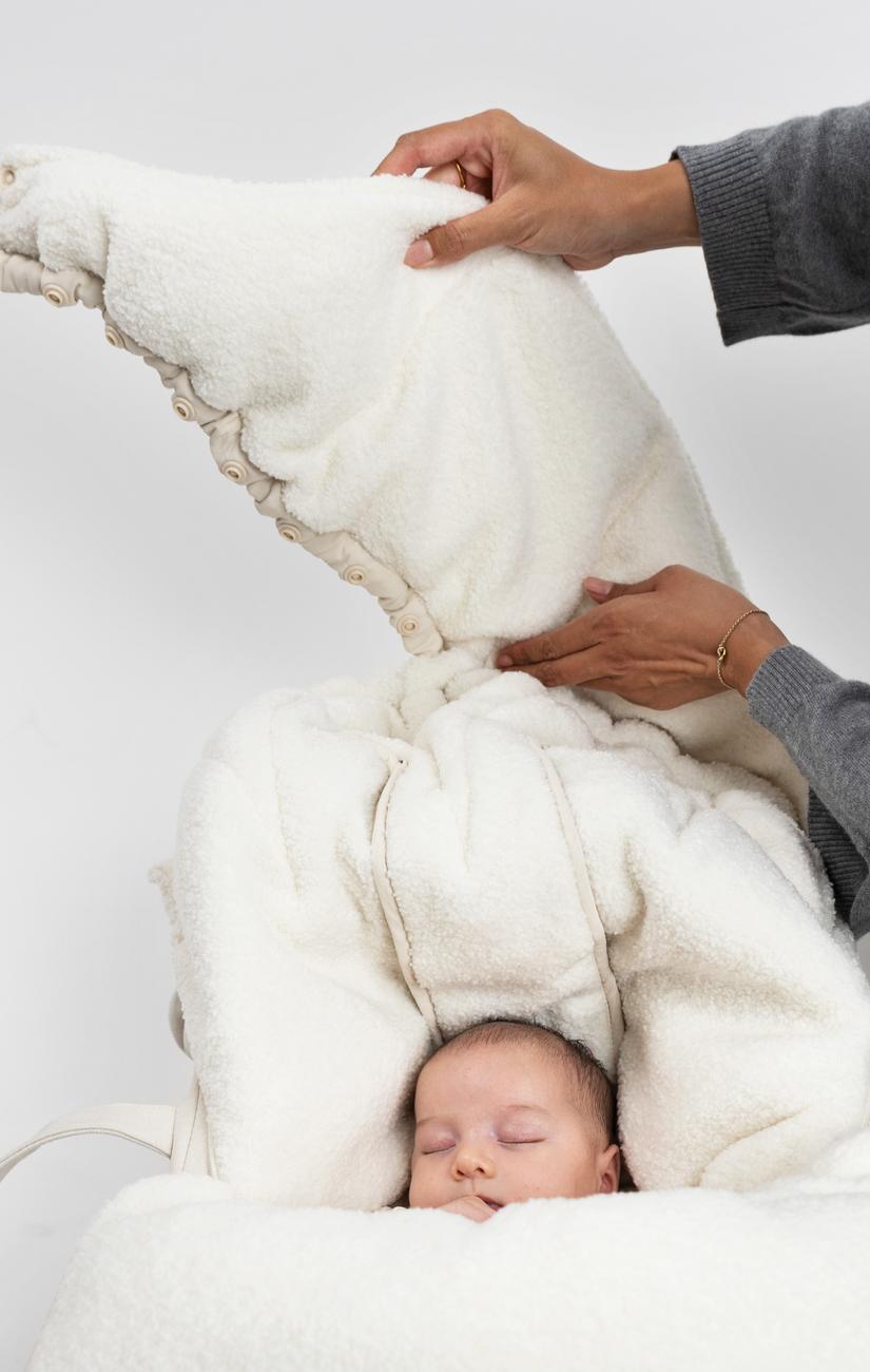 Footmuff Down Oat Beige