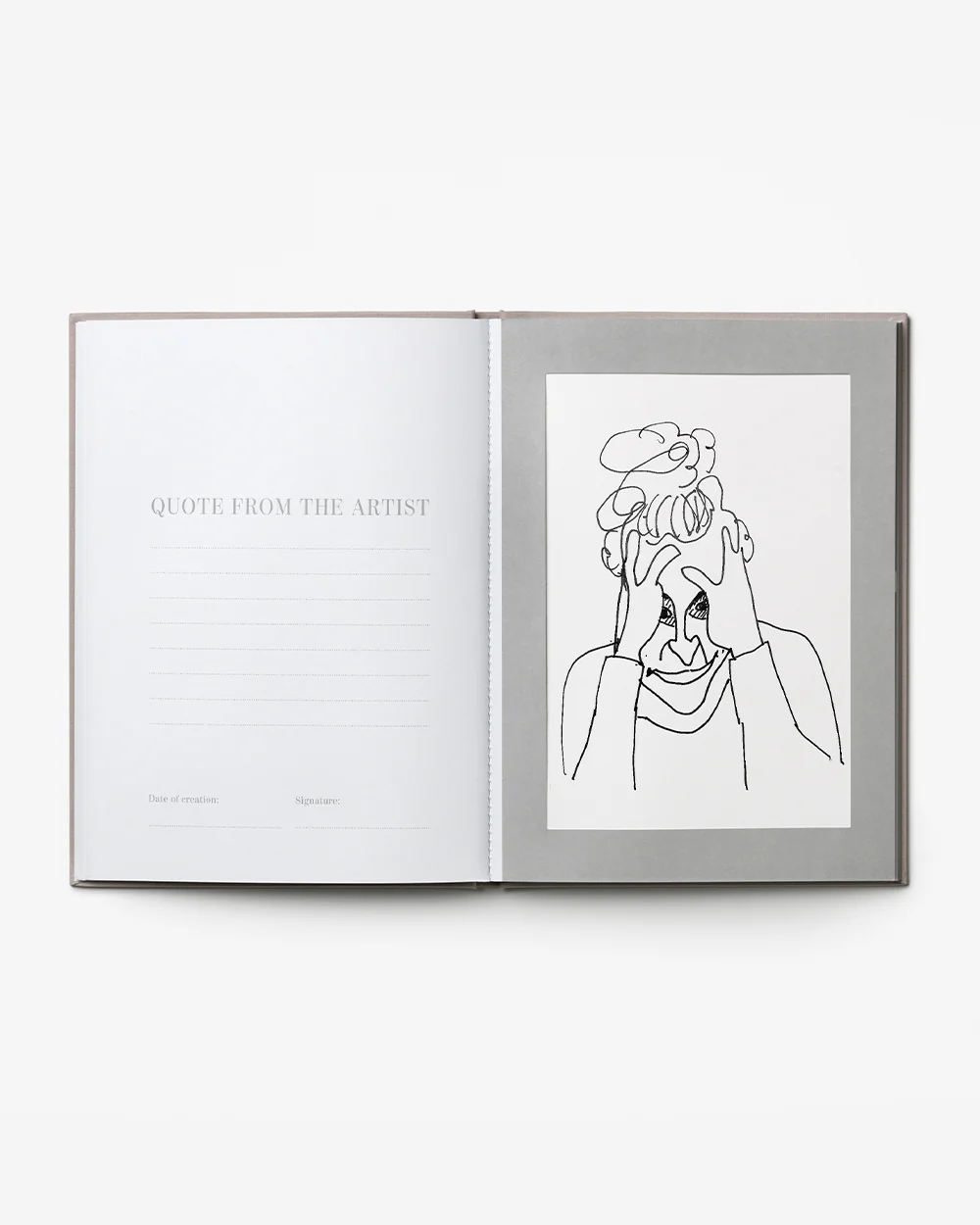 Frame book - Great Art, Beige