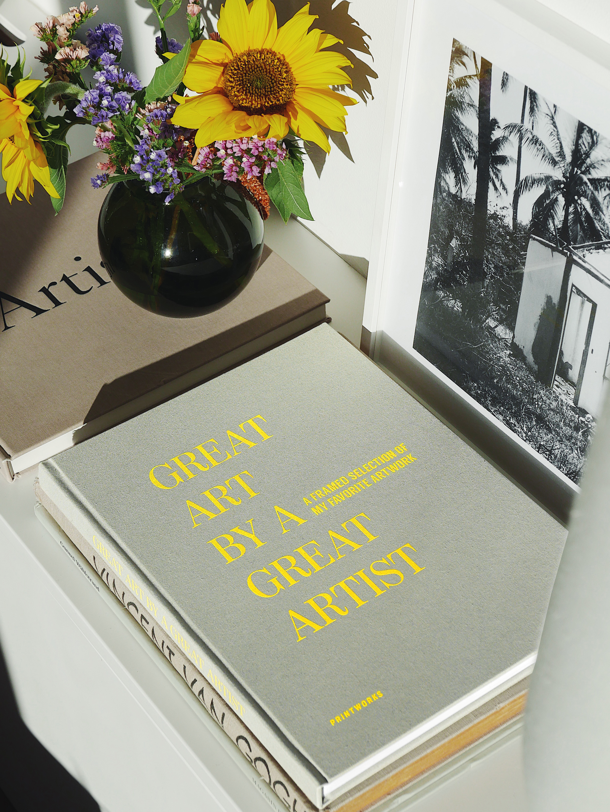 Frame book - Great Art, Beige