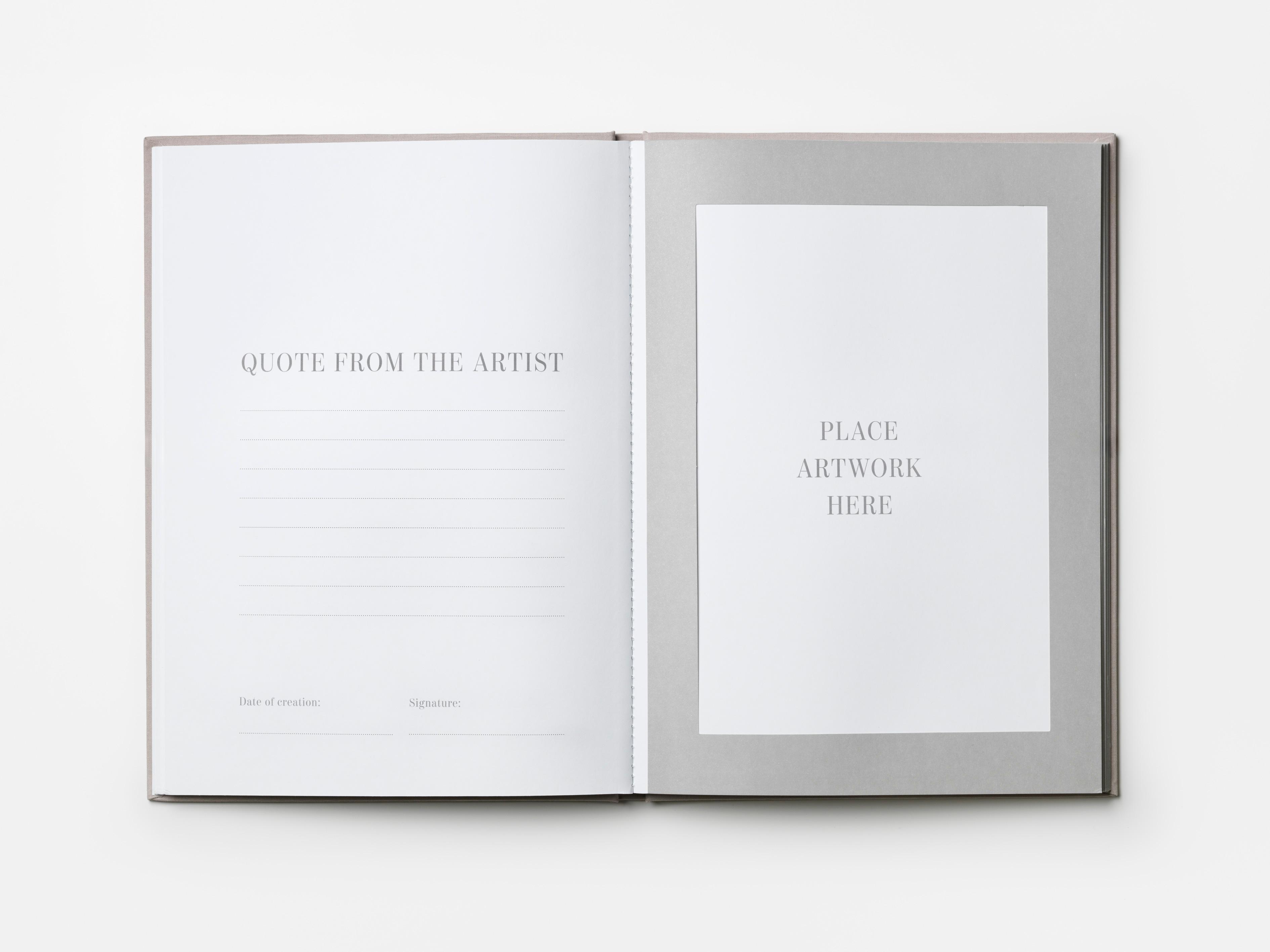 Frame book - Great Art, Beige