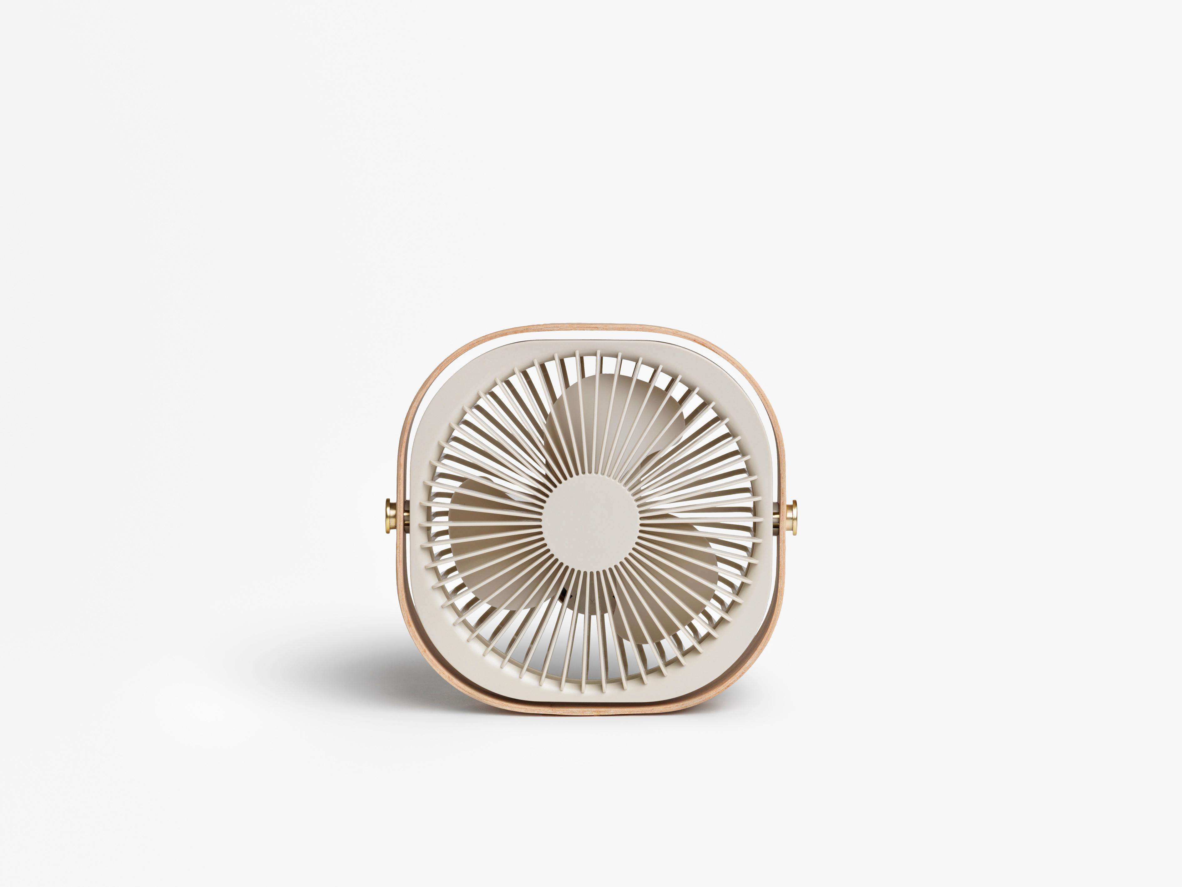 Table fan - Fantastic Wood, Beige