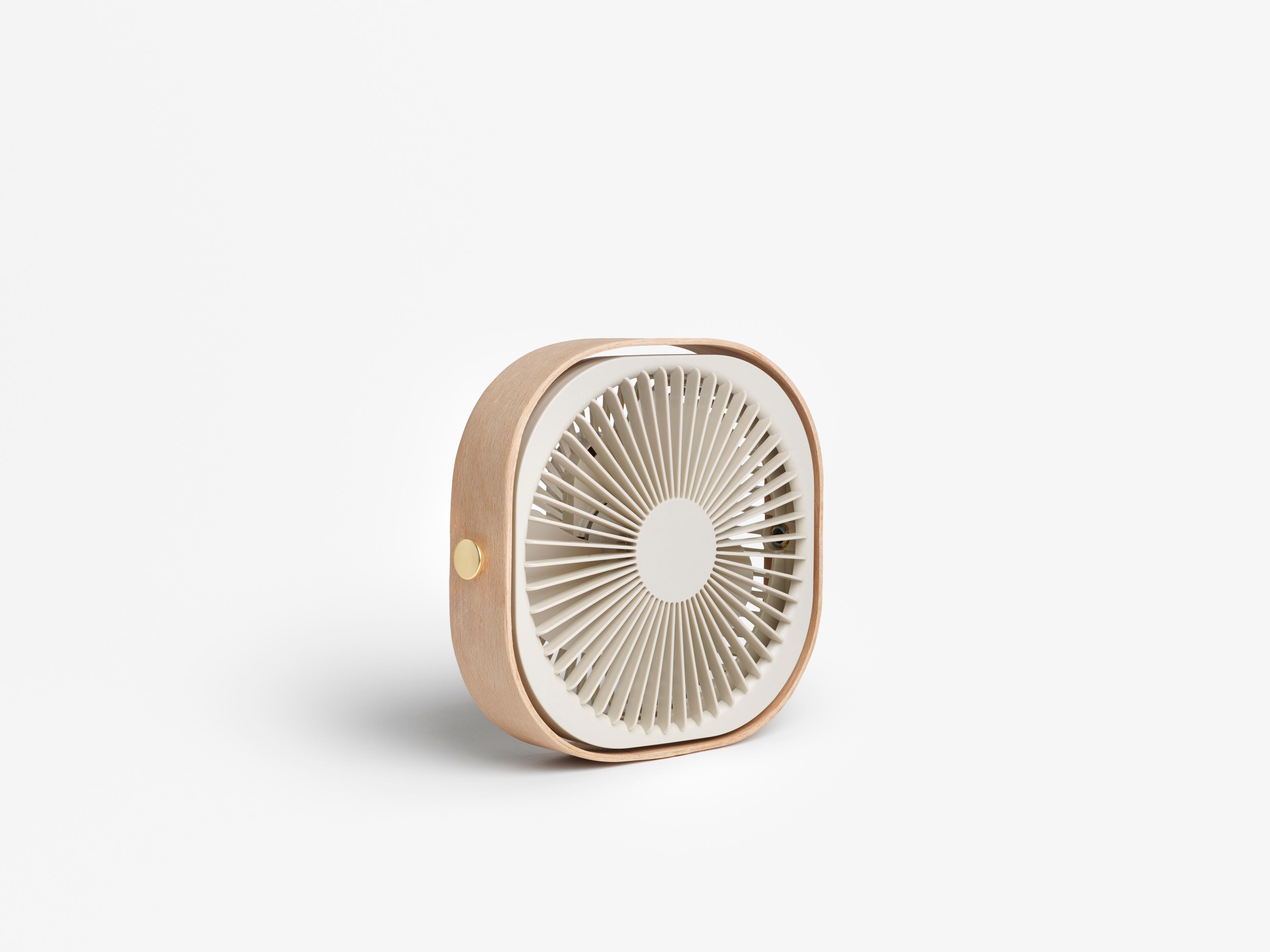 Table fan - Fantastic Wood, Beige