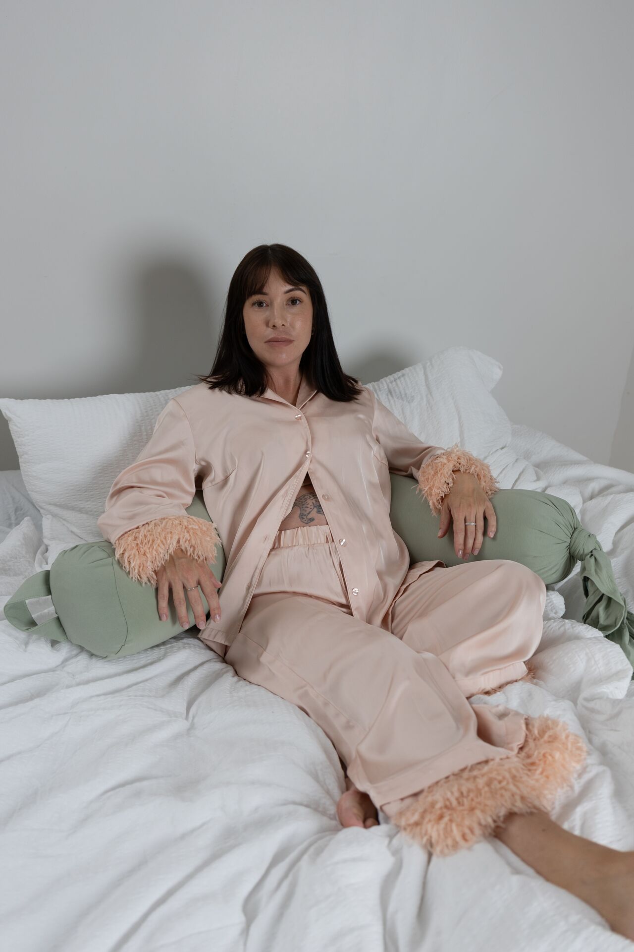 Pregnancy Pillow - Agave Green