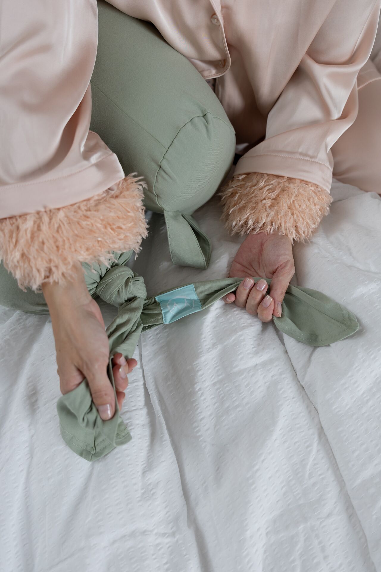 Pregnancy Pillow - Agave Green