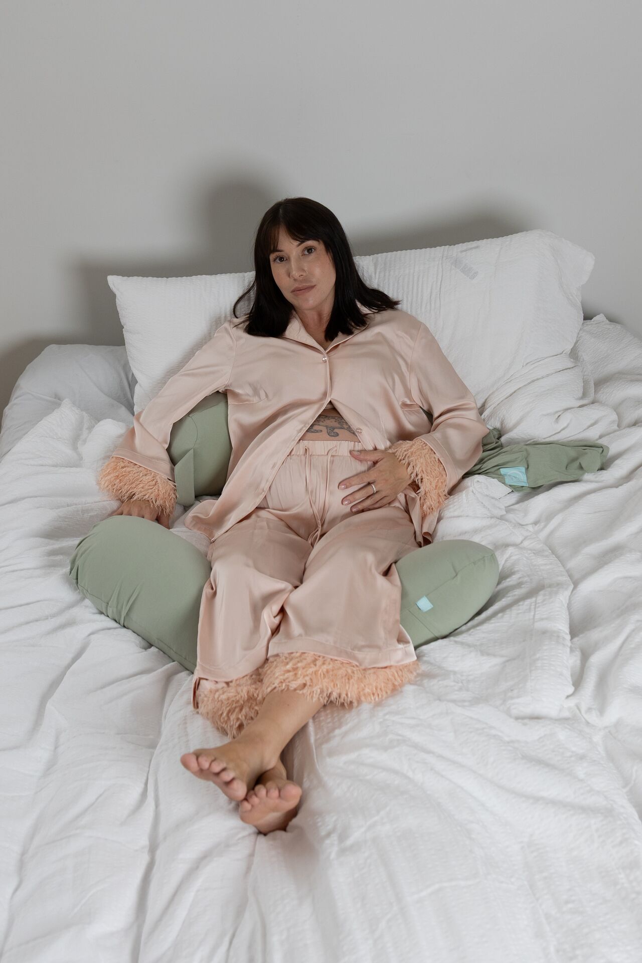 Pregnancy Pillow - Agave Green