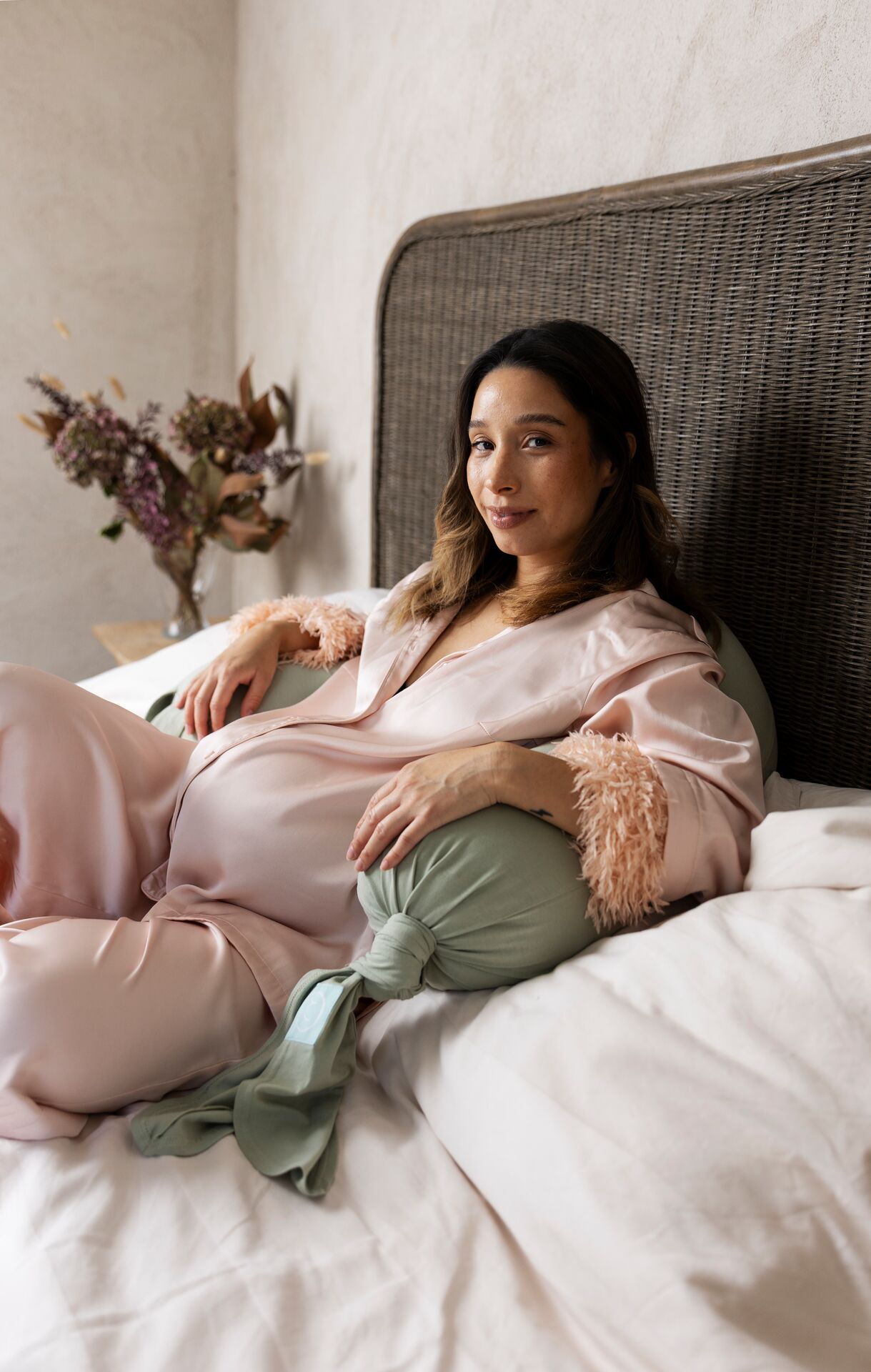 Pregnancy Pillow - Agave Green