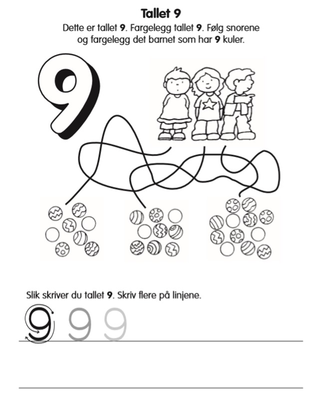 Aktivitetsbok - LEK OG LÆR TALL OG TELLING
