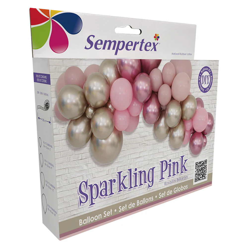 DIY- Garland Sparkling Pink