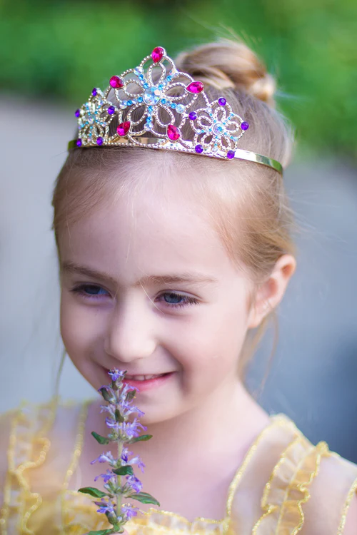 Bejewelled metal tiara