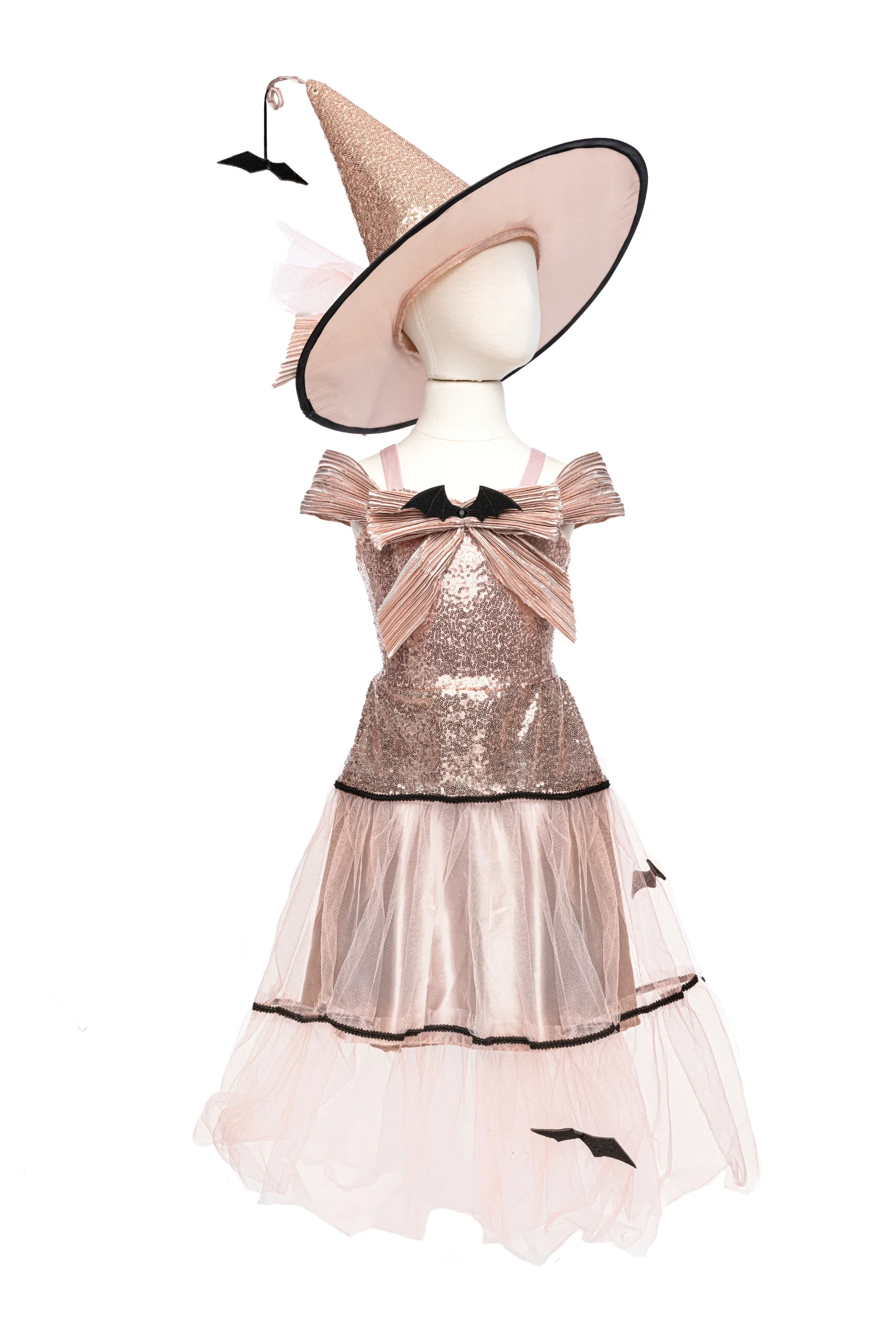 Glam Witch Dress & Hat 5-6 years