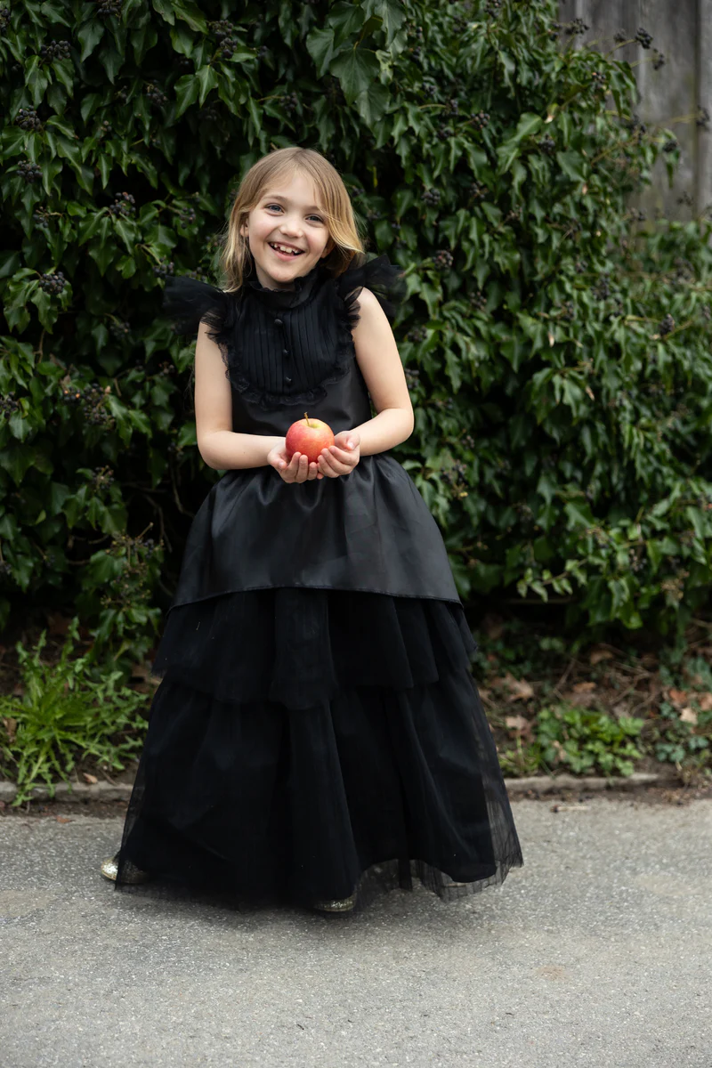 Gothic Mischief Witch Dress, 6-8 år