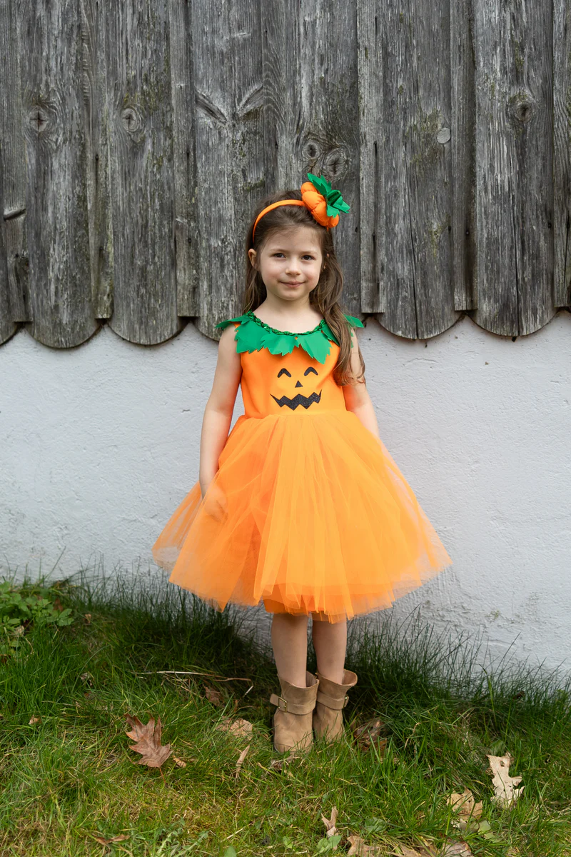 Pumpkin Patch Princess Dress, 4-6 år