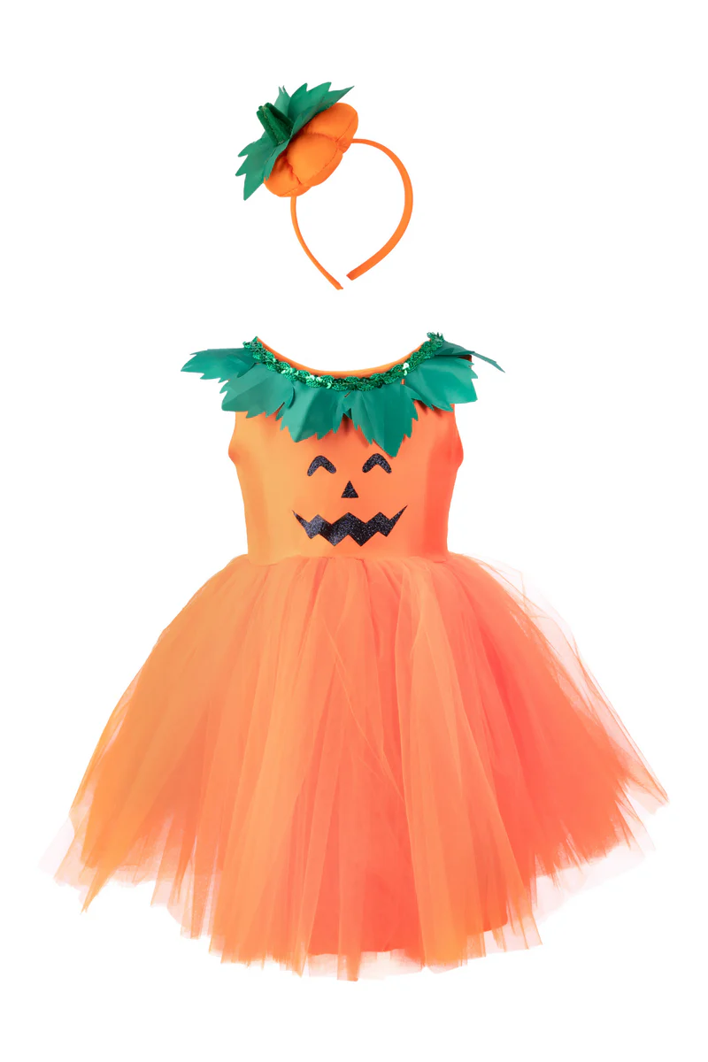 Pumpkin Patch Princess Dress, 2-4 år