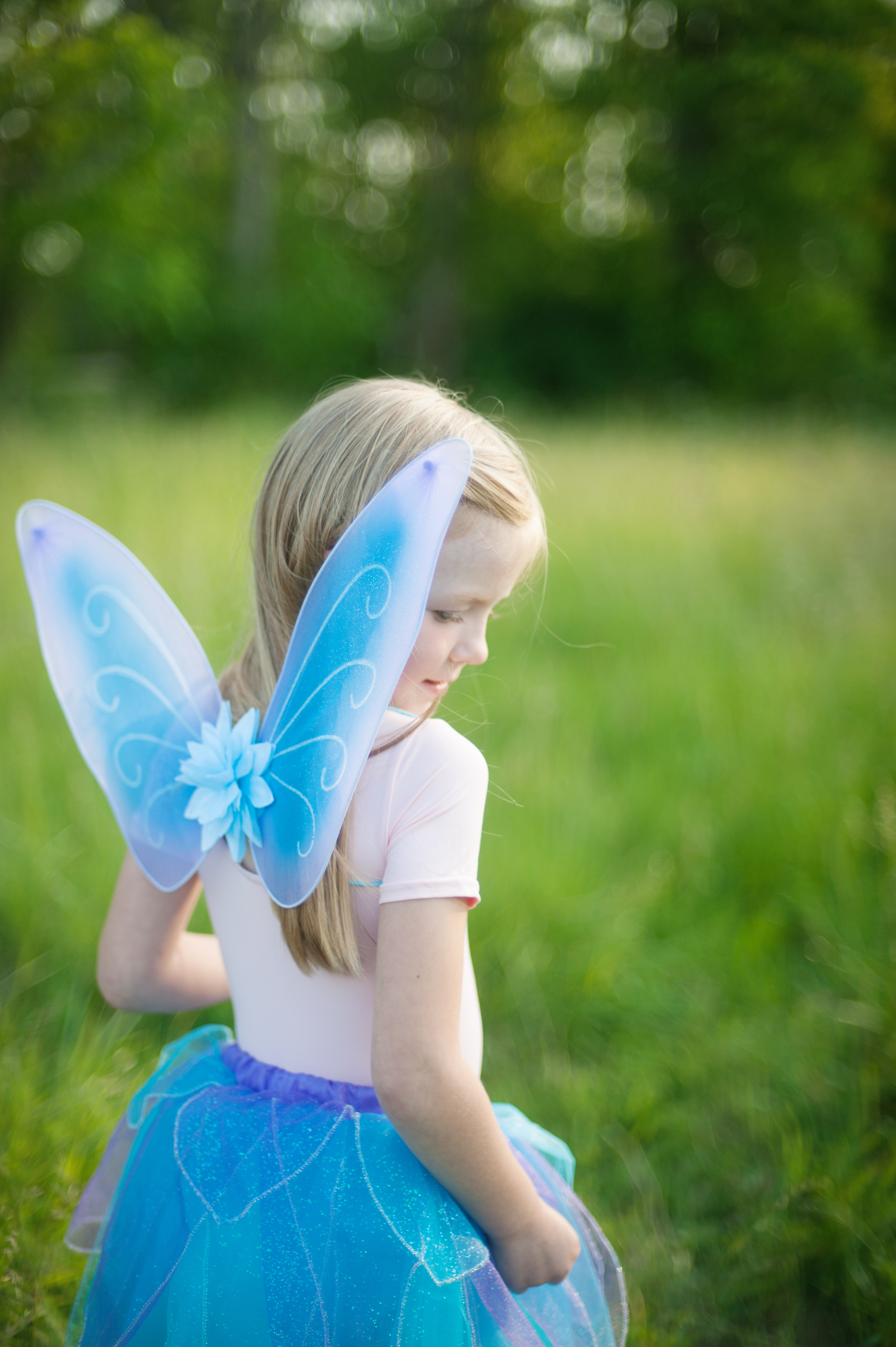 Fancy flutter skirt with wings