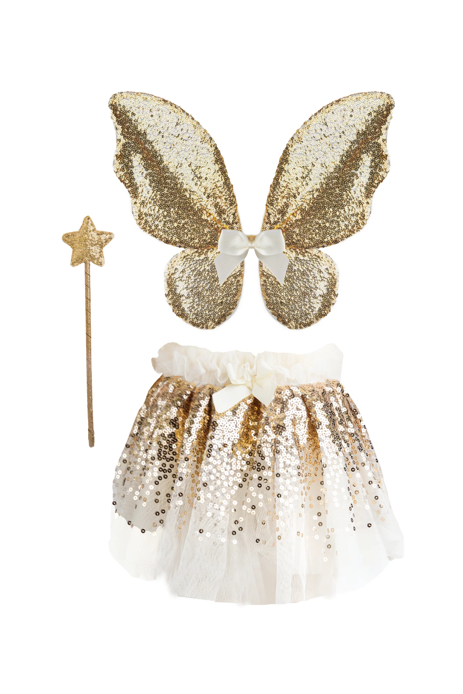 Gracious Gold Sequins Set, SIZE  4-6 years