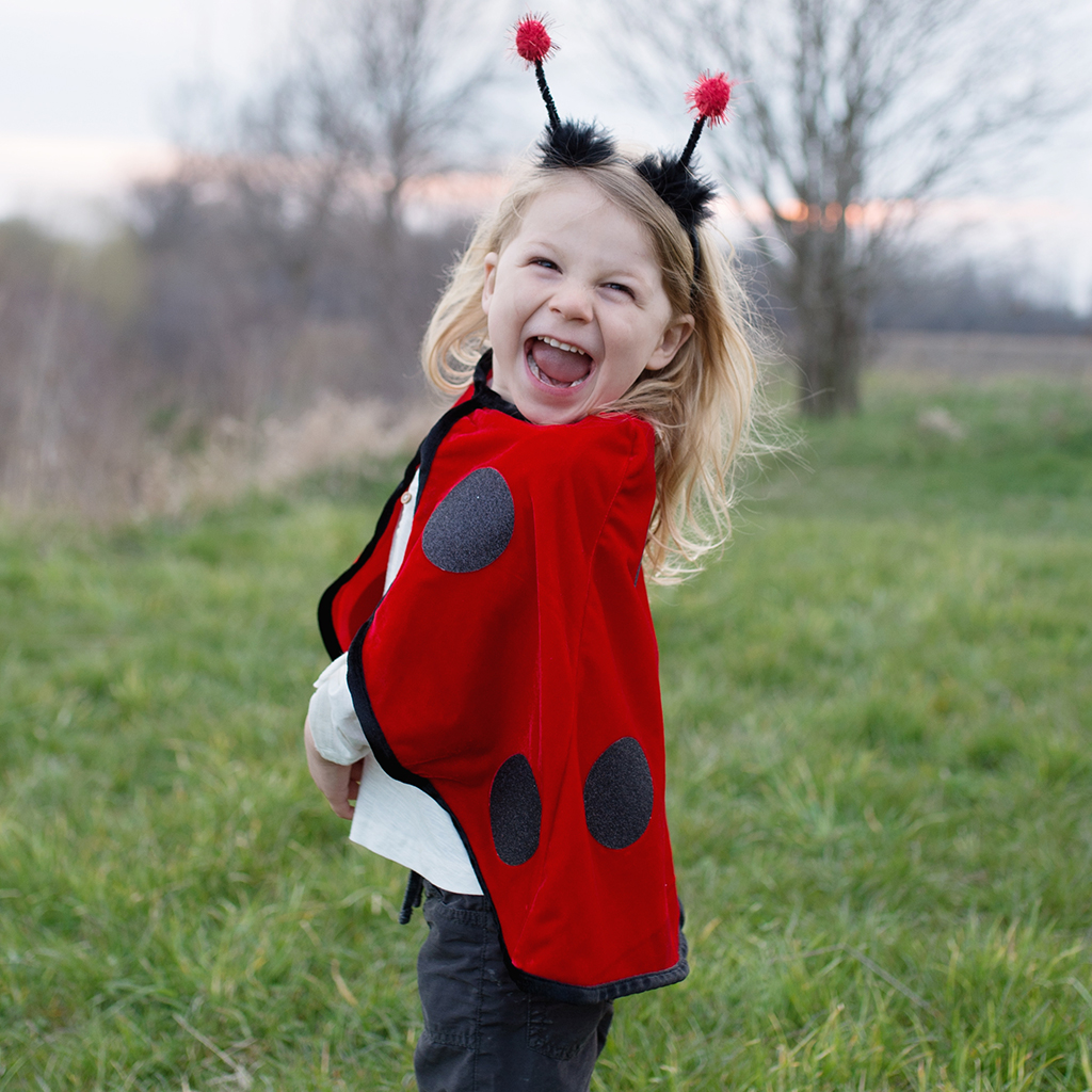 Little Ladybug Toddler Cape, SIZE 18-36 month