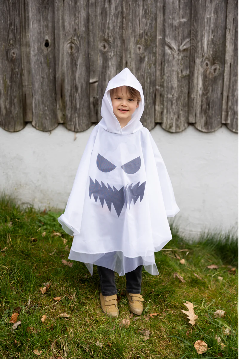 Spooky Ghost Poncho, 12-24 mnd