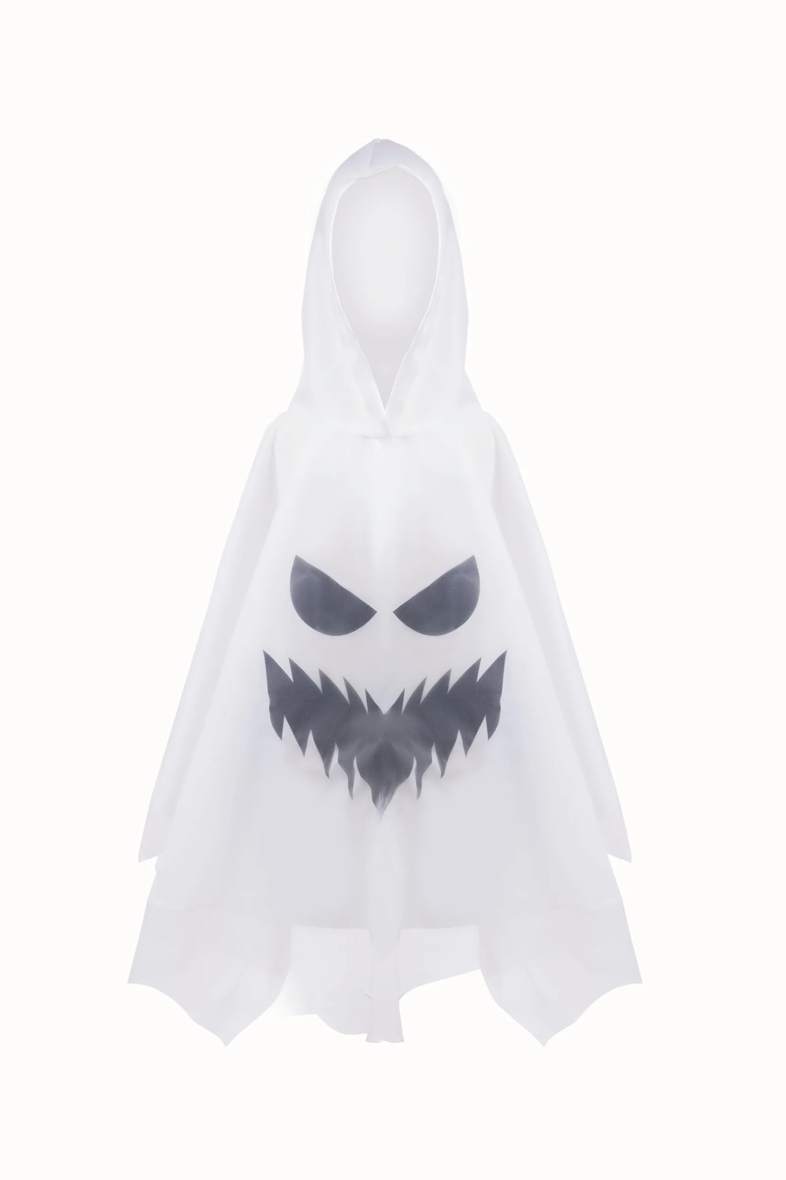 Spooky Ghost Poncho, 4-6 år
