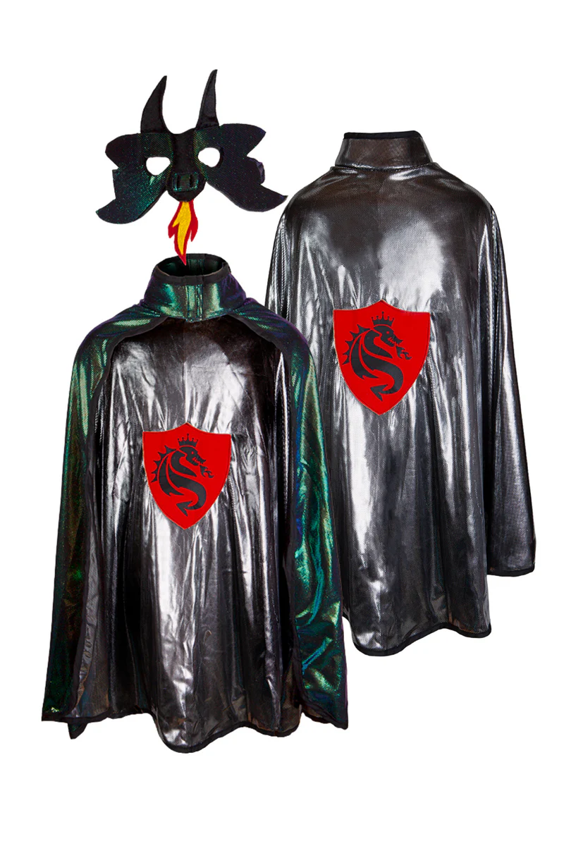 Ultimate Dragon Knight Cape & Mask. SIZE US 5-6