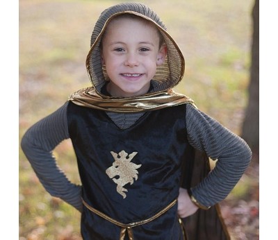 Gold Knight Tunic/Cape/Crown. SIZE US 5-6
