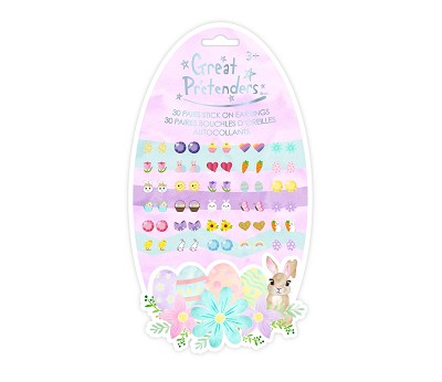 Easter Bunny Sticker Earrings (30 pairs)
