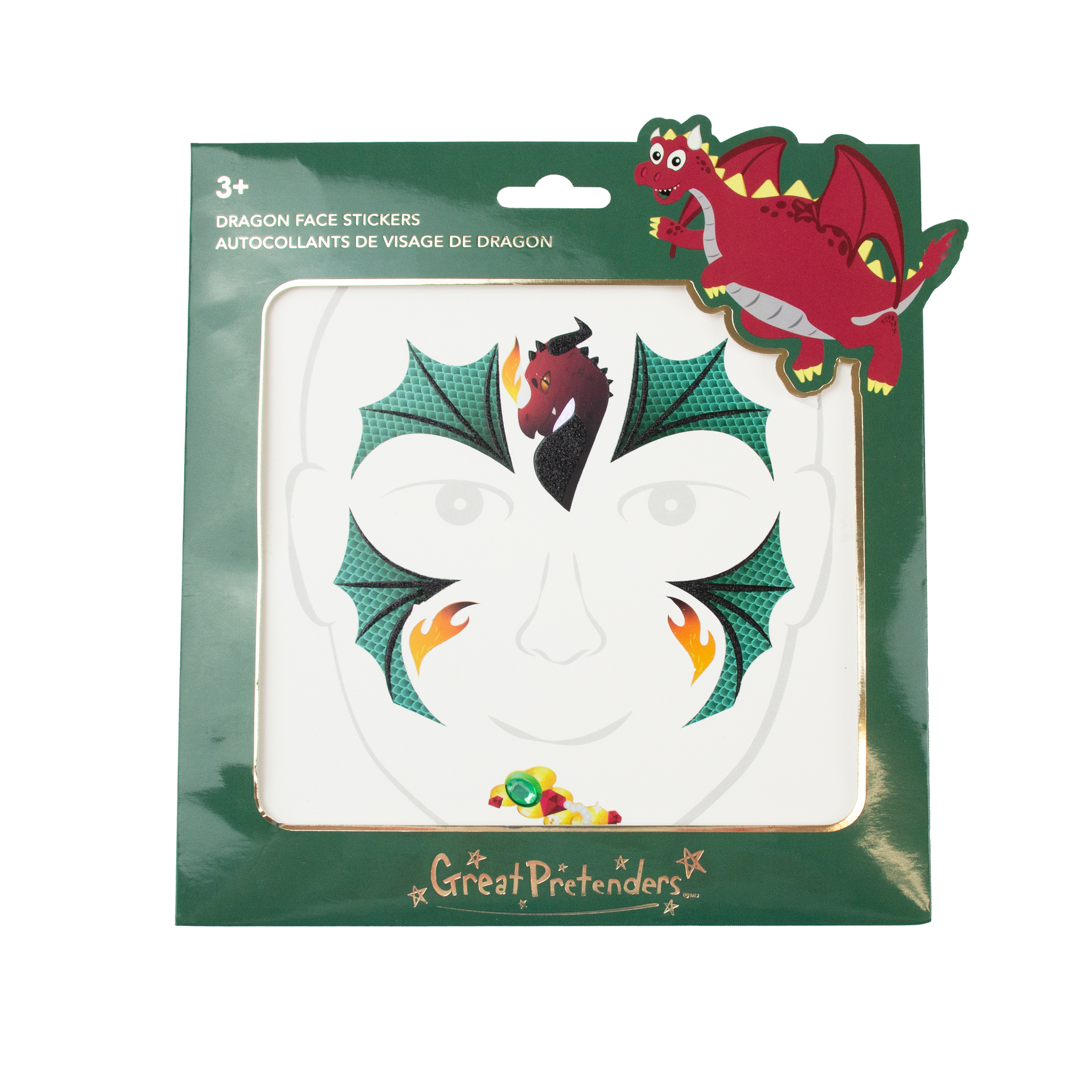 Dragon Face Stickers