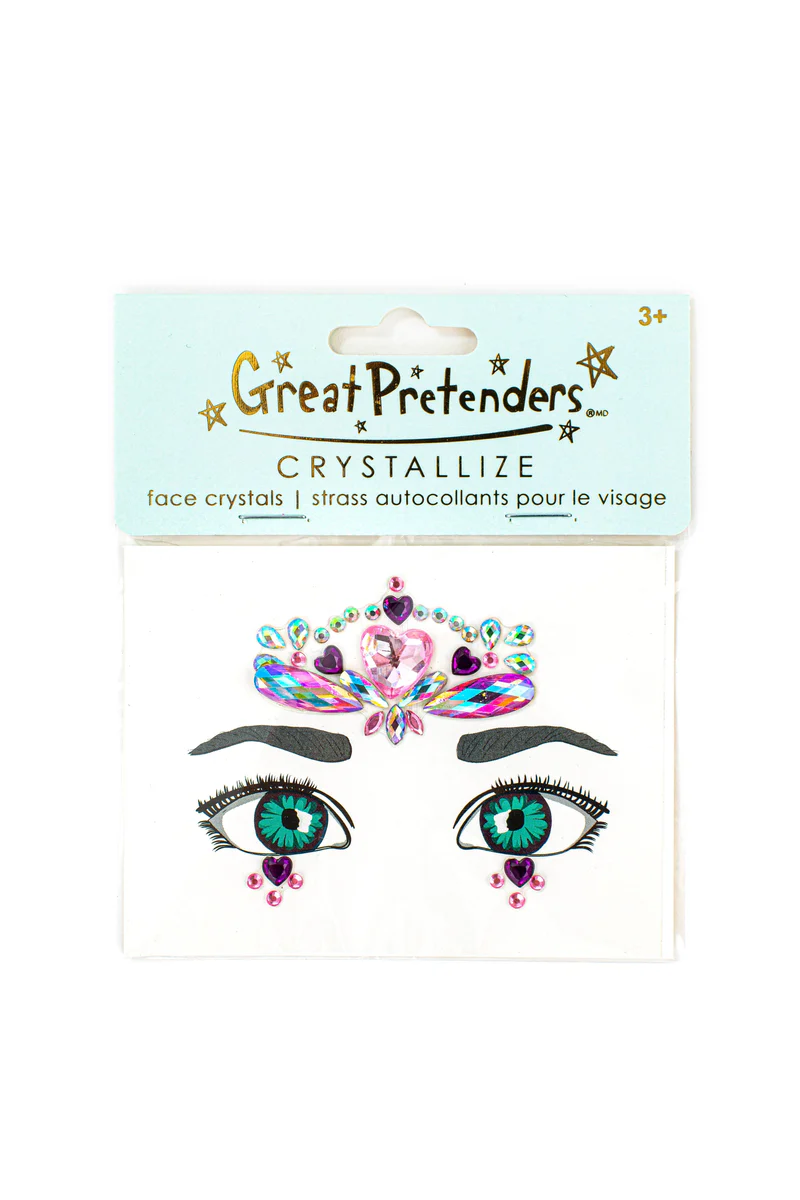 Face Crystals Hearts