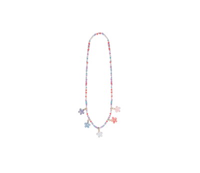 Boutique Shimmer Flower Necklace