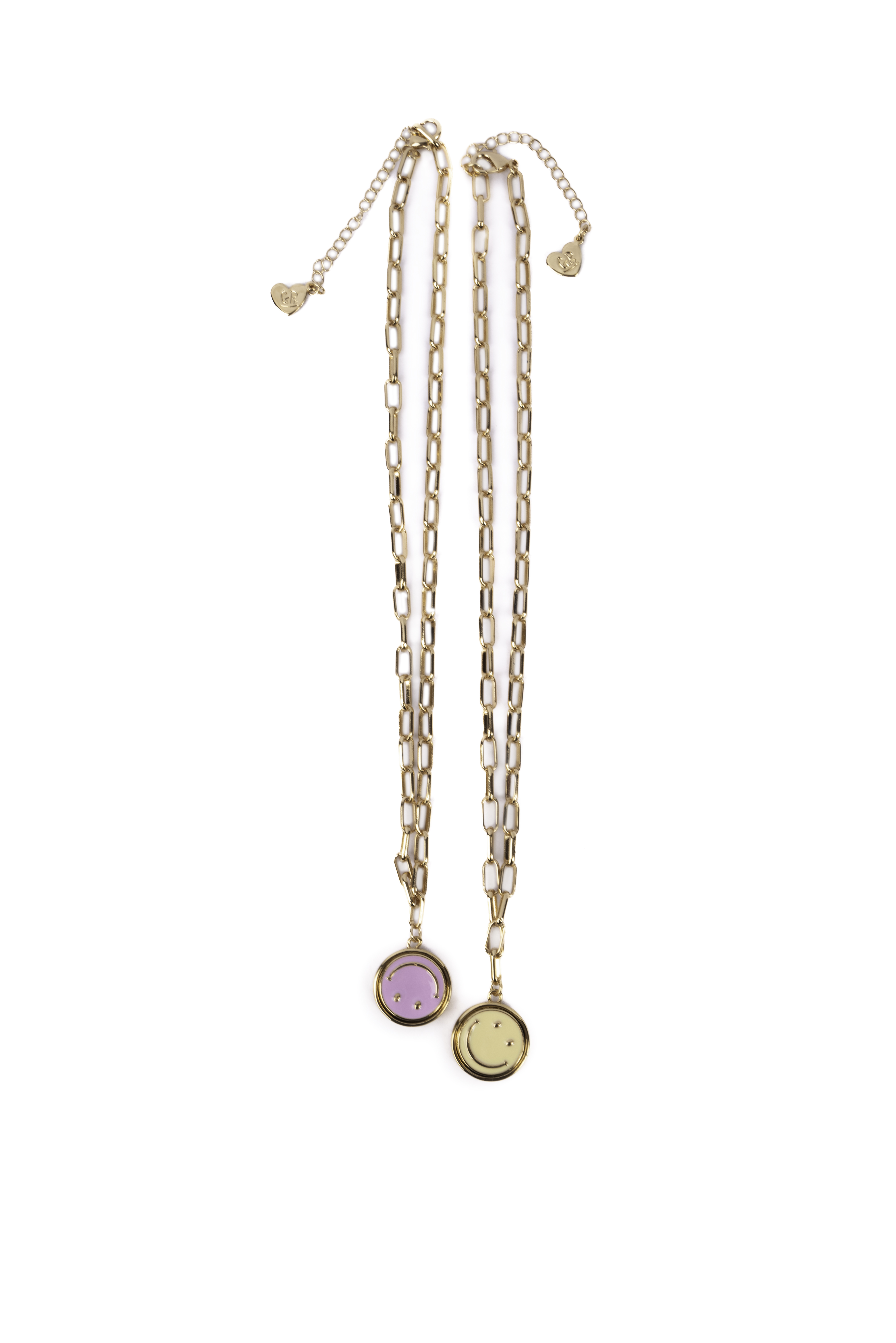 Boutique Chic All Smiles Spinner Necklace, 2 styles Assorted