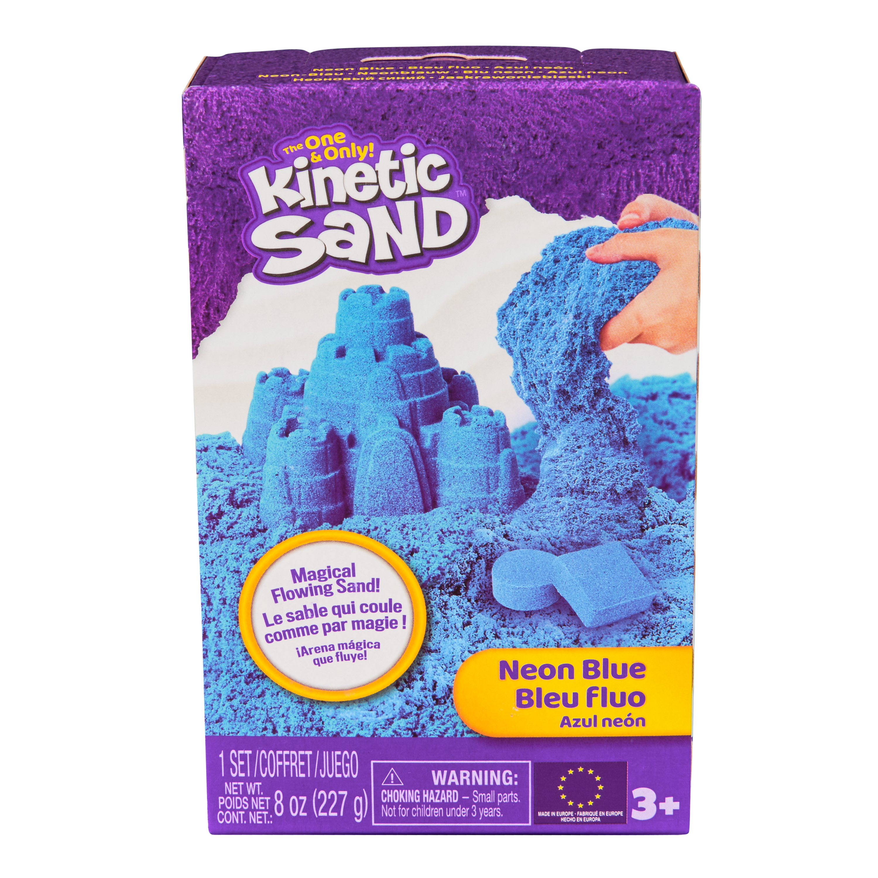Kinetic Sand Neon Box w. Primary Colors Asst.
