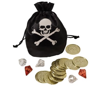 Piratpung med guldmønter