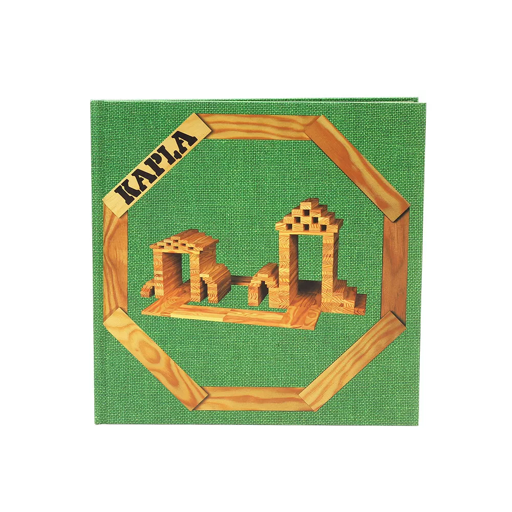 KAPLA ART BOOKS Book 3 - simple architecture (green 3+)