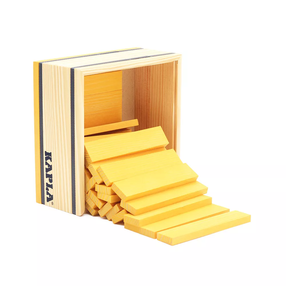 45 SQUARES : 40 coloured planks Yellow