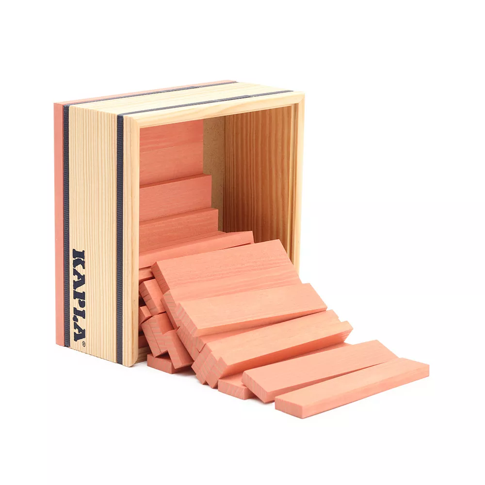 48 SQUARES : 40 coloured planks Pink