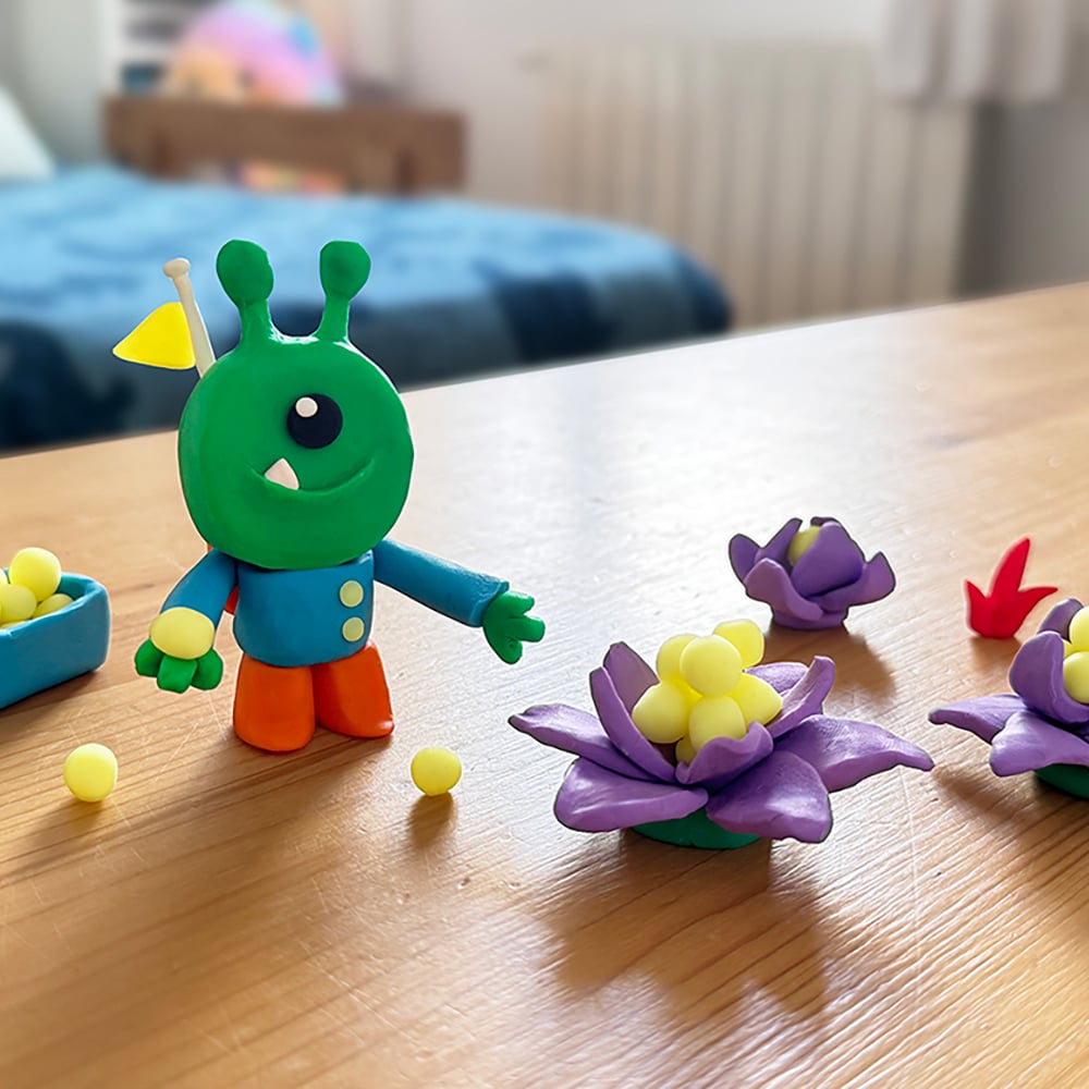 Jovi Plastilina med 8 farger + 2 selvslysende