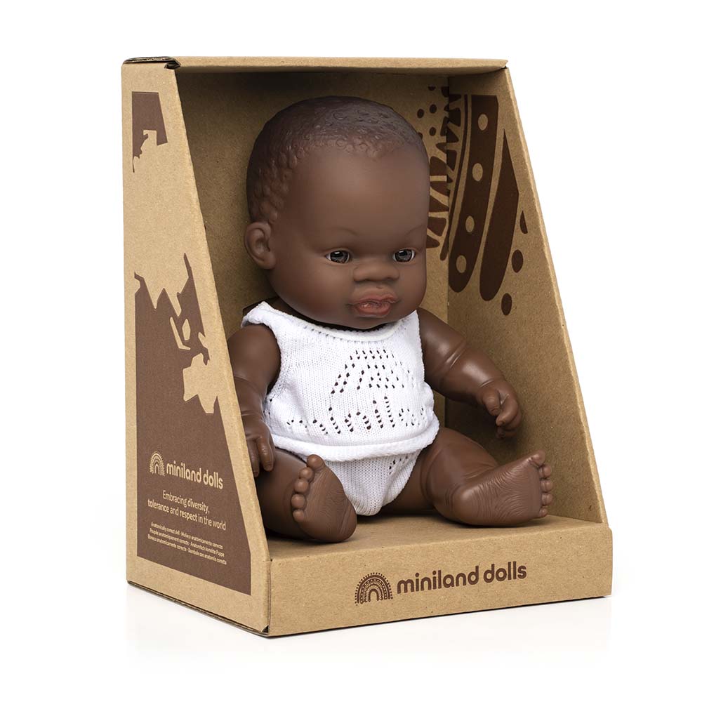 Baby Doll African Boy 21Cm
