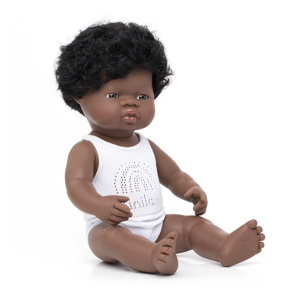 Baby Doll African Boy 38 Cm