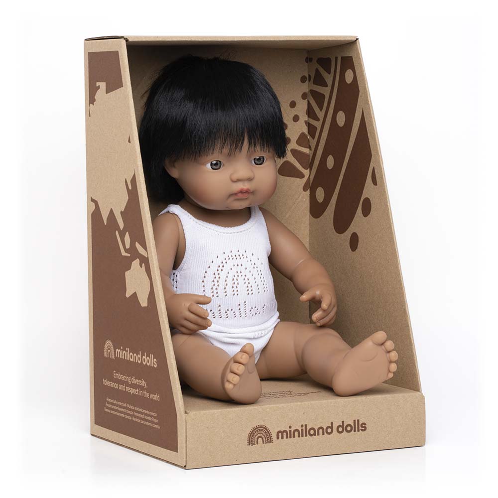 Baby Doll Hispanic Boy 38Cm