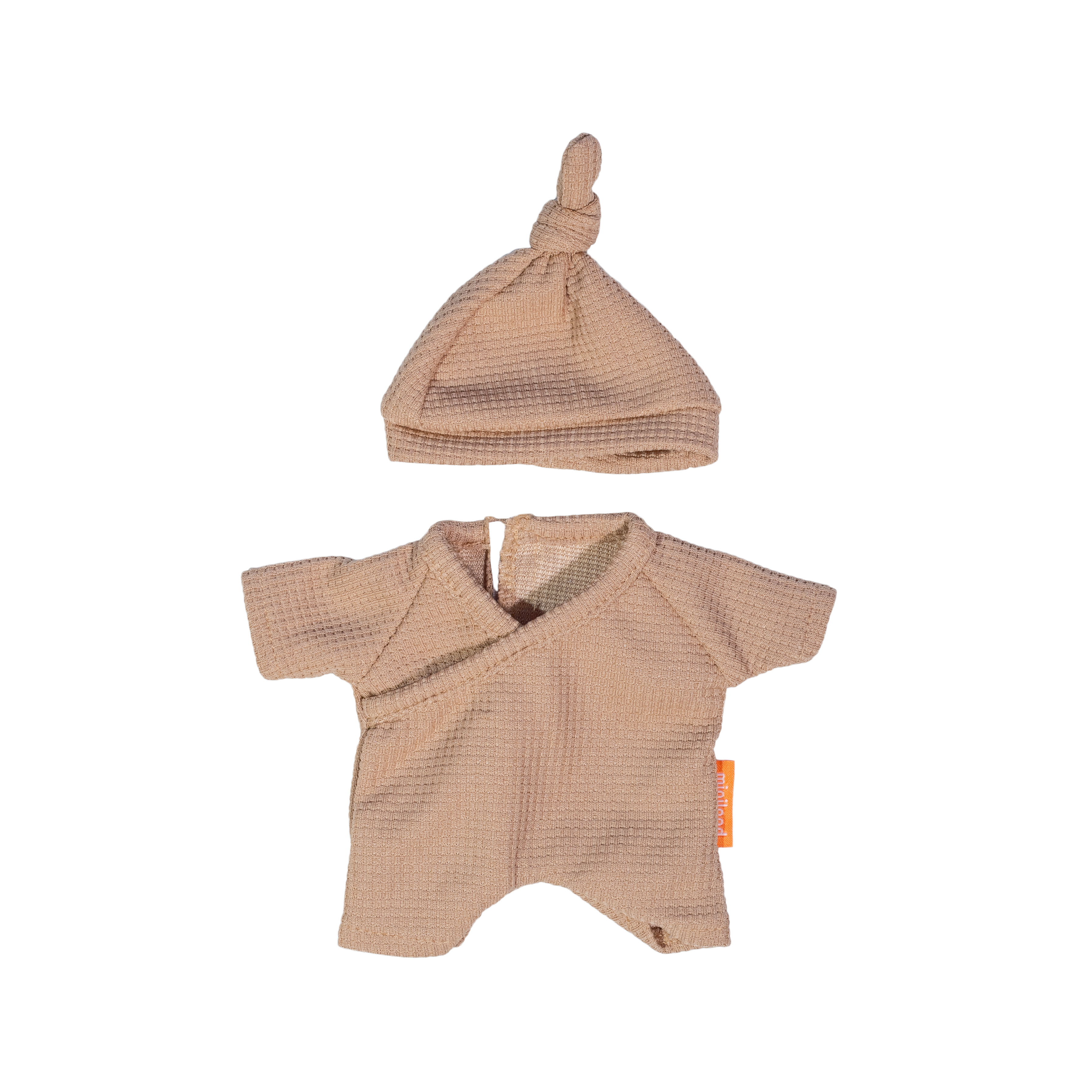 BROWN PAJAMAS WITH HAT  21 CM